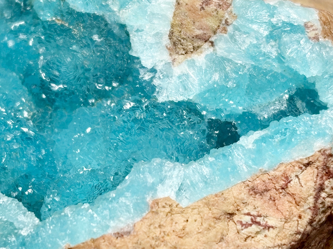 コンゴ民主共和国 ヘミモルファイト ( 異極鉱 )/ Hemimorphite