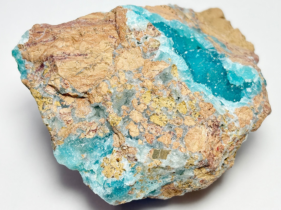 コンゴ民主共和国 ヘミモルファイト ( 異極鉱 )/ Hemimorphite