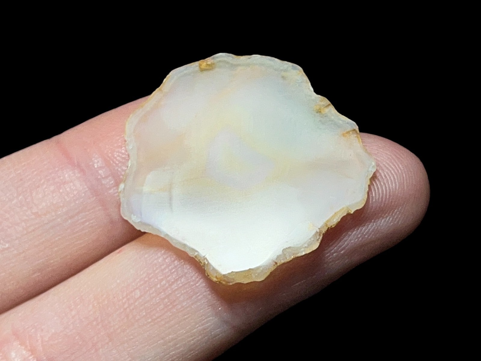 インドネシア産 イリスアゲート スライス(ミニ)