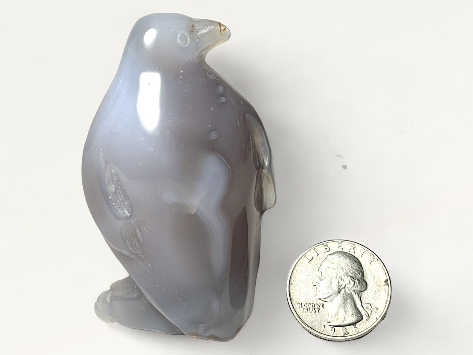 アゲート ジオード ペンギン / Polished Agate Penguin