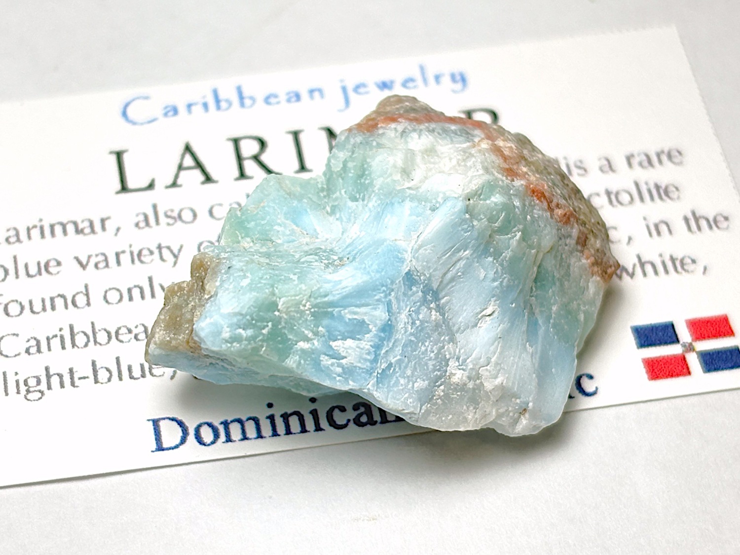 ドミニカ共和国産 ラリマー(ソーダ珪灰石)/Larimar