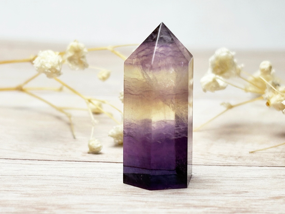 フローライト　ポイント フローライト ポイント ミニ ( 蛍石 )/ Fluorite