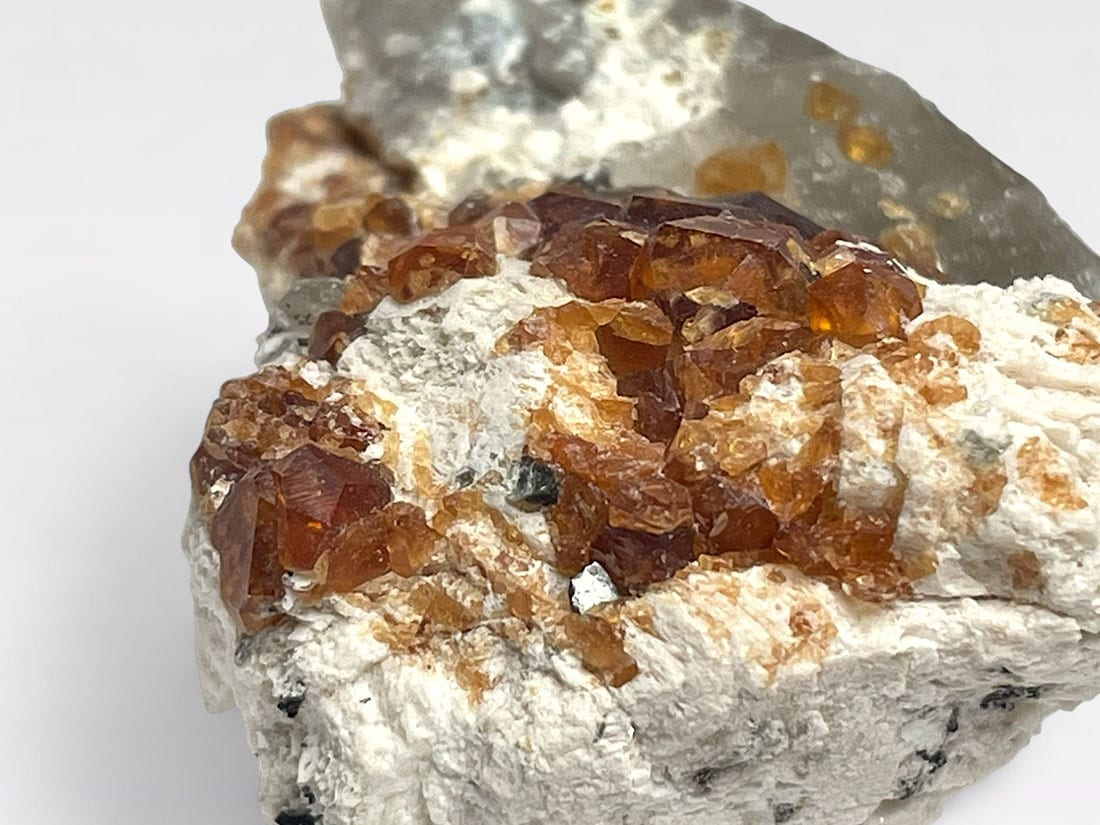 福建省 スぺサルチンガーネット / スモーキークォーツ