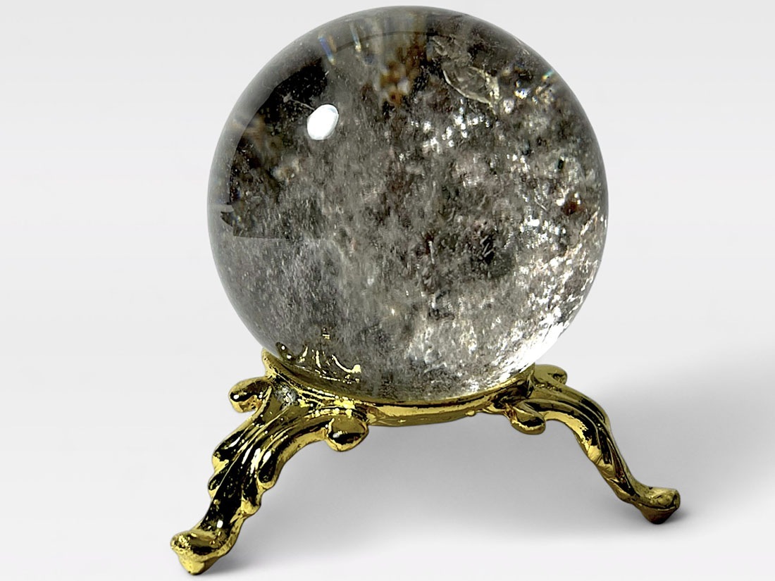 約280g以上あり‼️ガーデンクォーツの丸玉 ガーデンクォーツ44mm丸玉/Garden Quartz Sphere