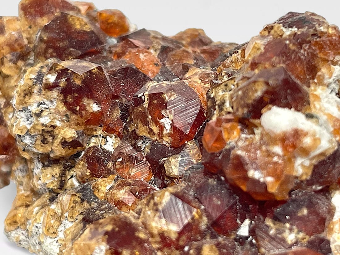 福建省 スぺサルチンガーネット / スモーキークォーツ