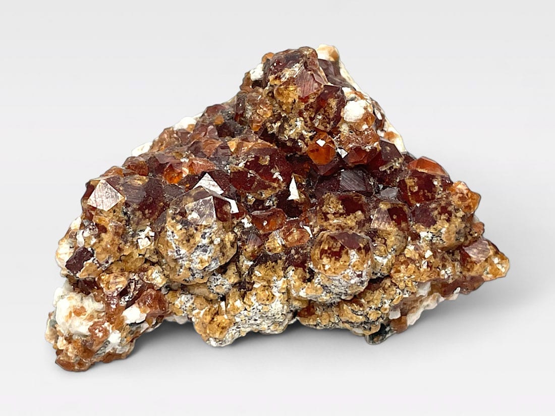 福建省 スぺサルチンガーネット / スモーキークォーツ