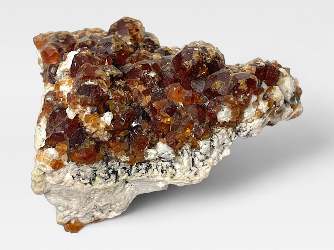 福建省 スぺサルチンガーネット / スモーキークォーツ