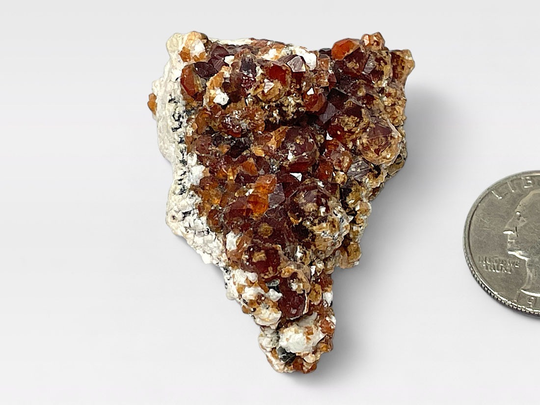 福建省 スぺサルチンガーネット / スモーキークォーツ