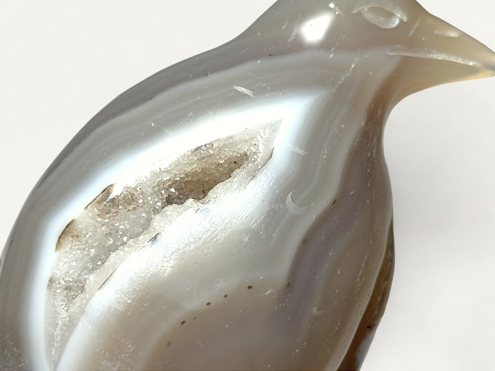 アゲート ジオード ペンギン / Polished Agate Penguin