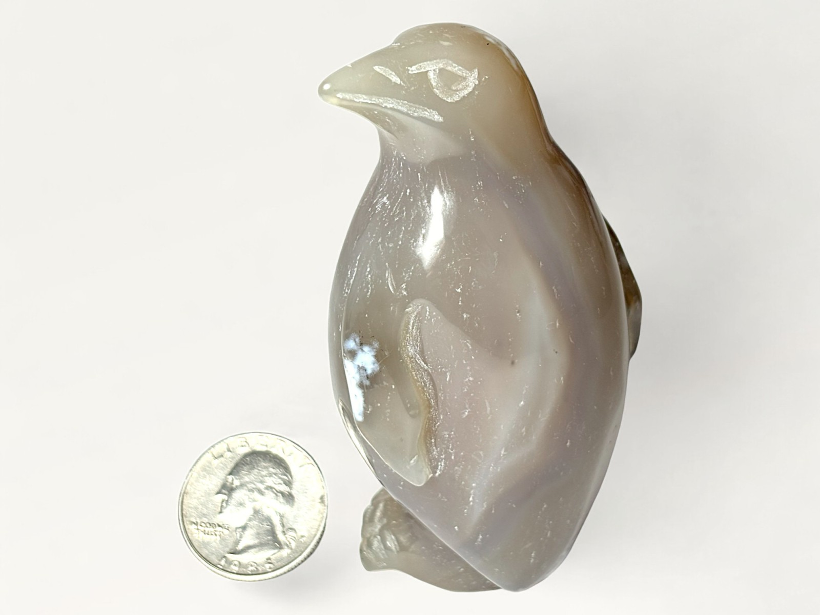 アゲート ジオード ペンギン / Polished Agate Penguin