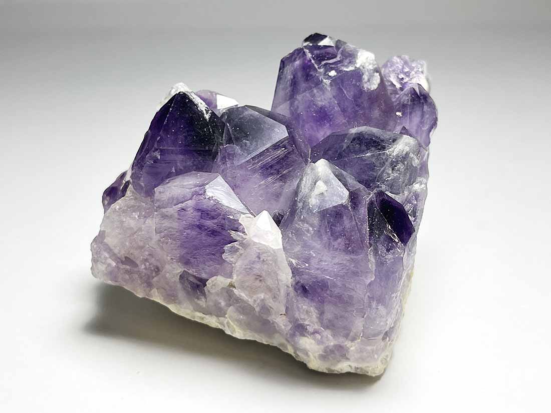 レア！モロッコ産 ファントム＆ アワーグラスアメジスト 母岩付き