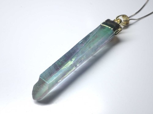 アクアオーラ水晶 ペンダントトップ