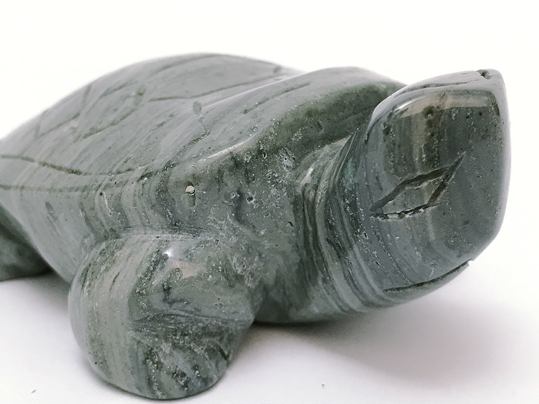 亀石(天然石) アメジスト 128g 紫水晶 六角柱 パワーストーン 天然石 鉱物