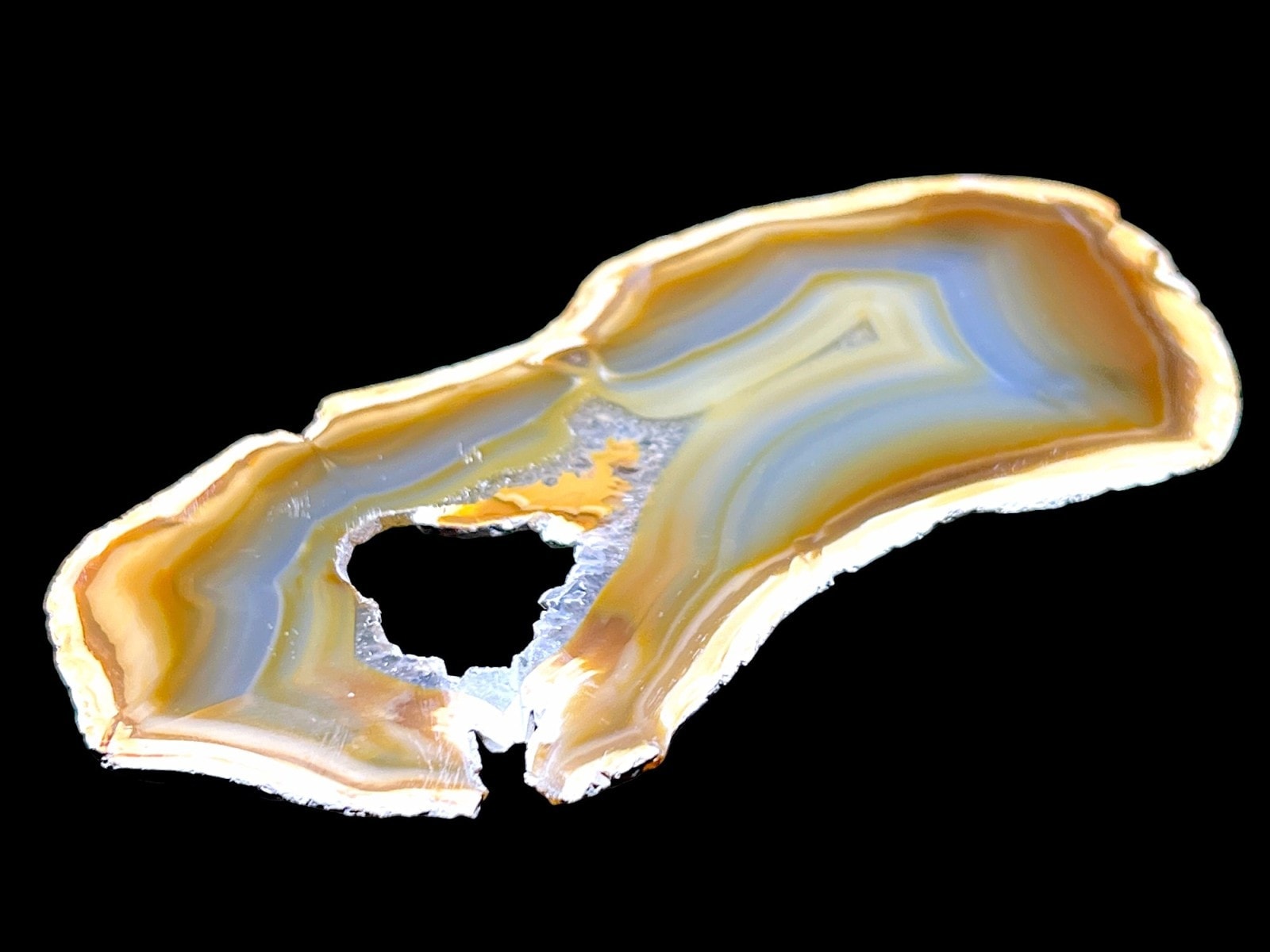 インドネシア産 イリスアゲート 大き目スライス /Iris Agate
