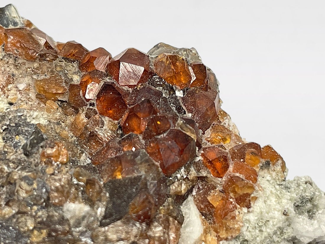 福建省 スぺサルチンガーネット / スモーキークォーツ