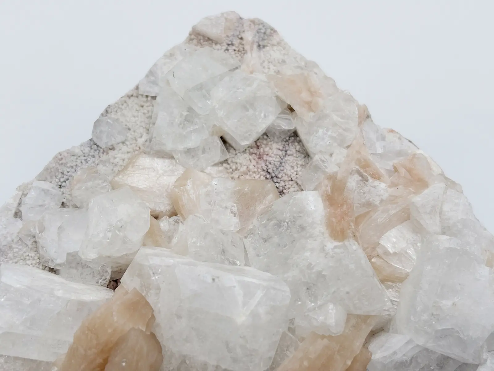 インド産アポフィライトwithスティルバイト /Apophyllite with Stilbite