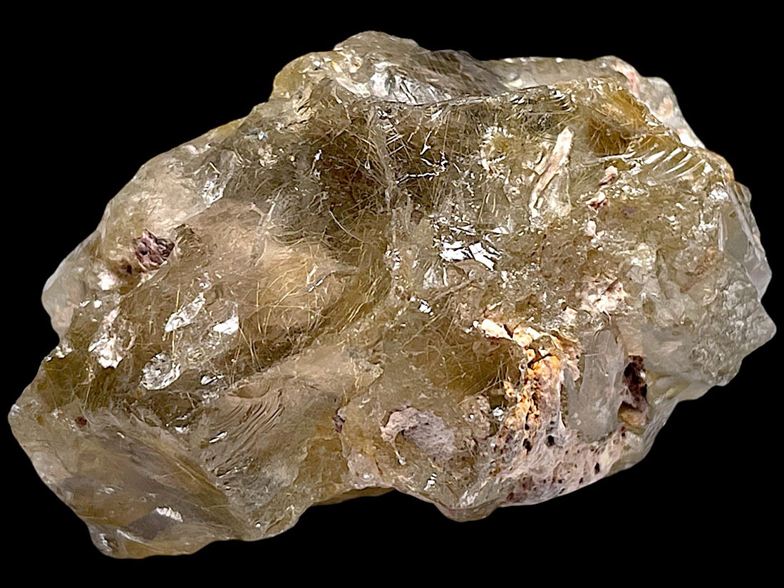 ブラジル産 ルチルクォーツ ( 金鉱石入り水晶 )/Rutilated Quartz