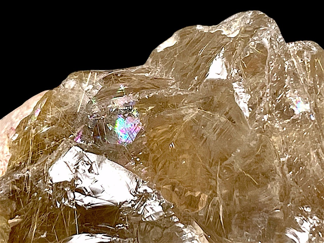 ブラジル産 ルチルクォーツ ( 金鉱石入り水晶 )/Rutilated Quartz
