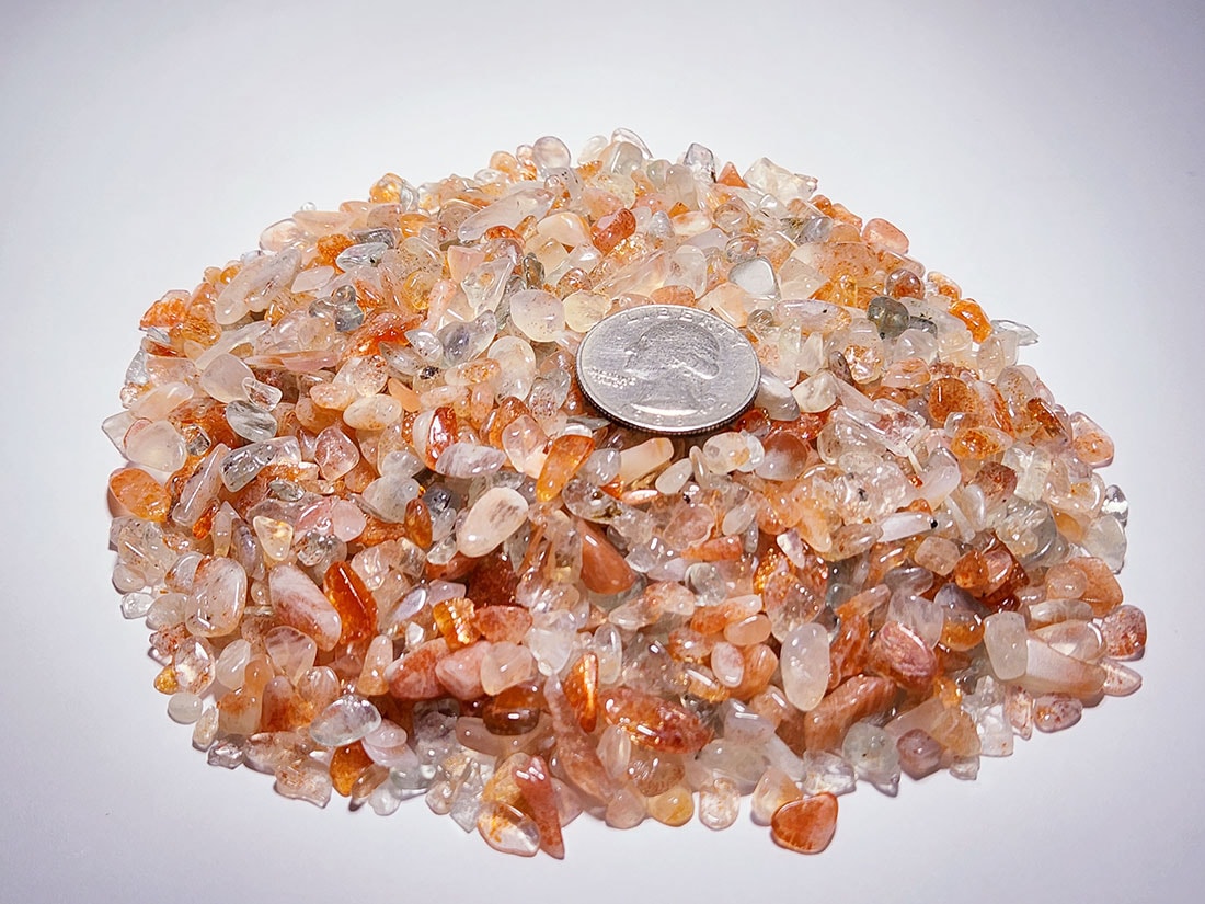 オリゴクレースサンストーンさざれ(アルーシャサンストーン) 200g