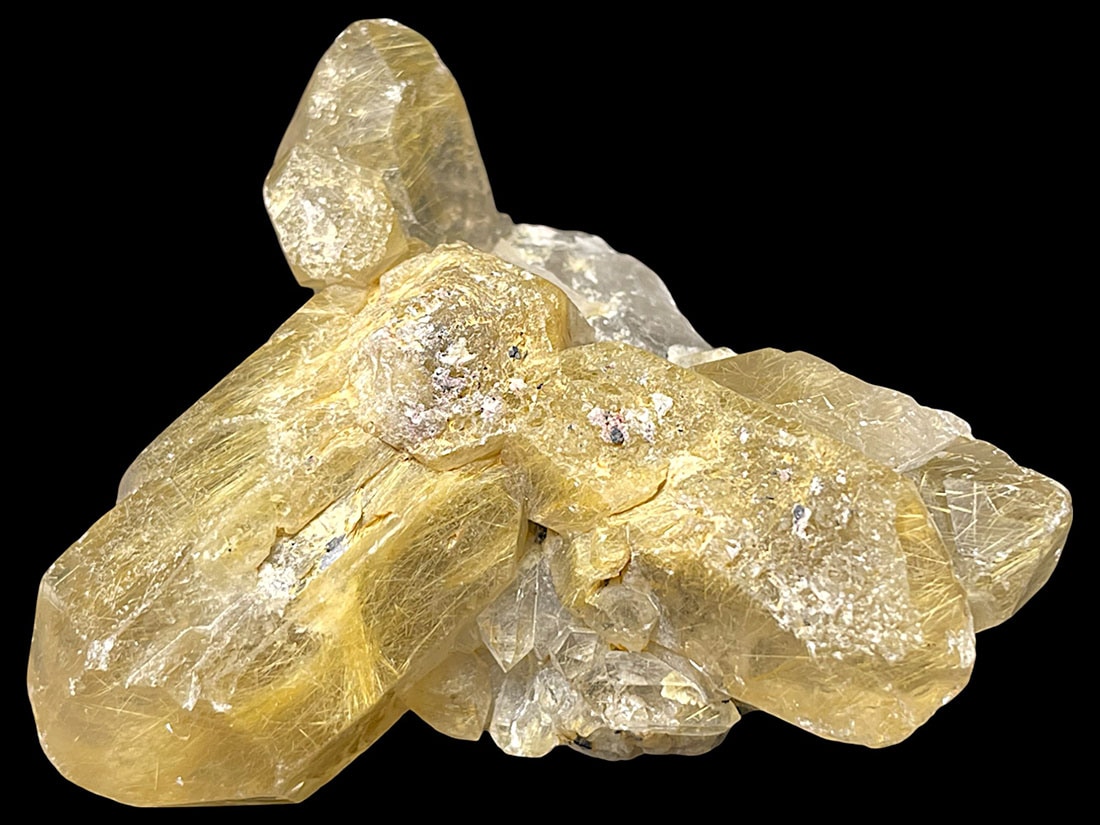 ブラジル産 ルチルクォーツ ( 金鉱石入り水晶 )/Rutilated Quartz