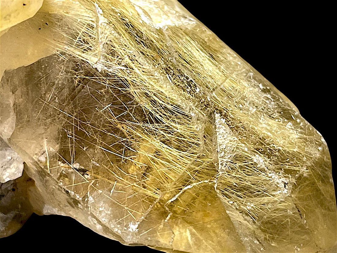 ブラジル産 ルチルクォーツ ( 金鉱石入り水晶 )/Rutilated Quartz