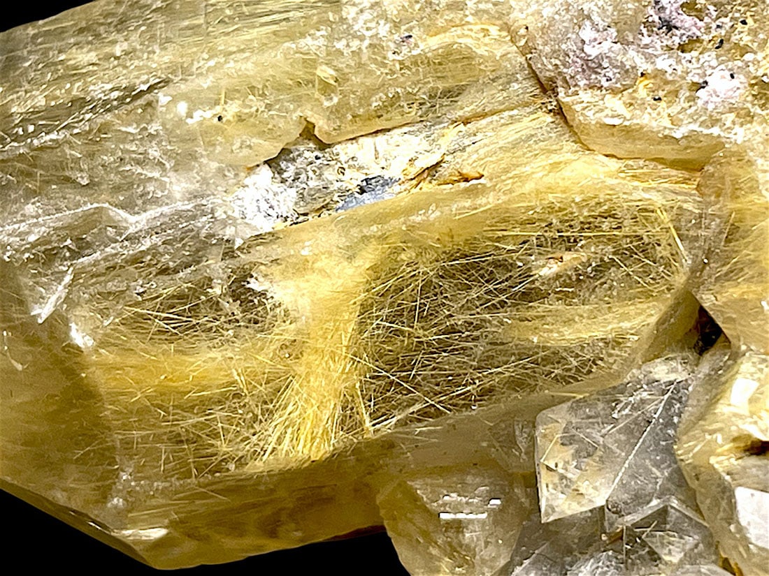 ブラジル産 ルチルクォーツ ( 金鉱石入り水晶 )/Rutilated Quartz