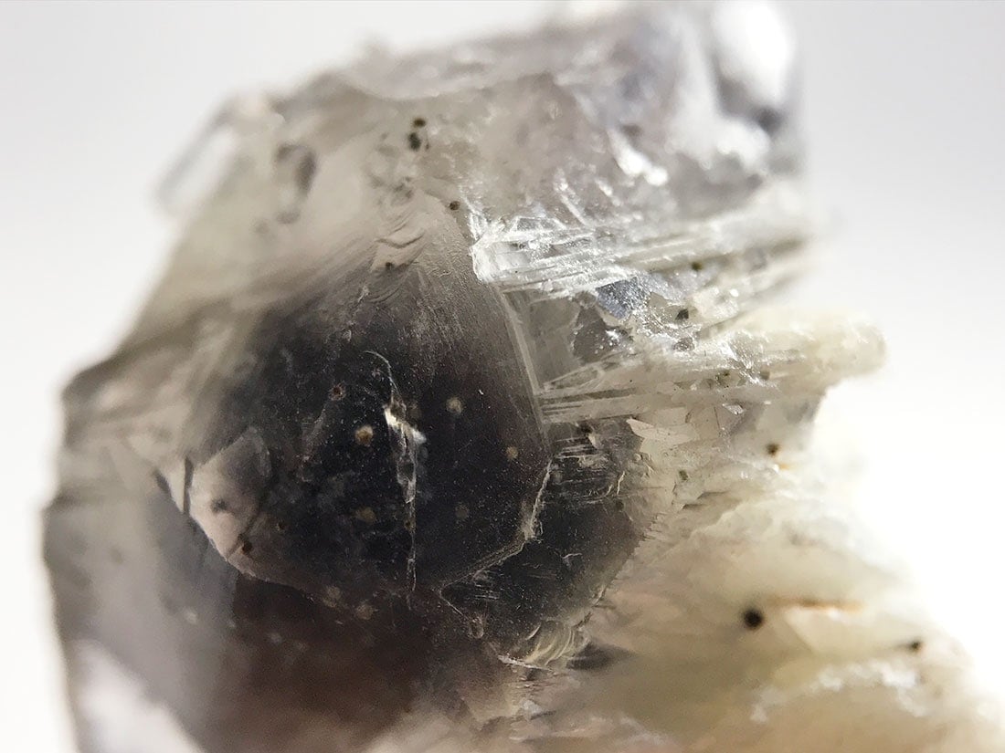 内モンゴル産 ヘデンバーガイトinクォーツ /Hedenbergite in Quartz 内モンゴル産 ヘデンバーガイトinクォーツ /Hedenbergite in Quartz