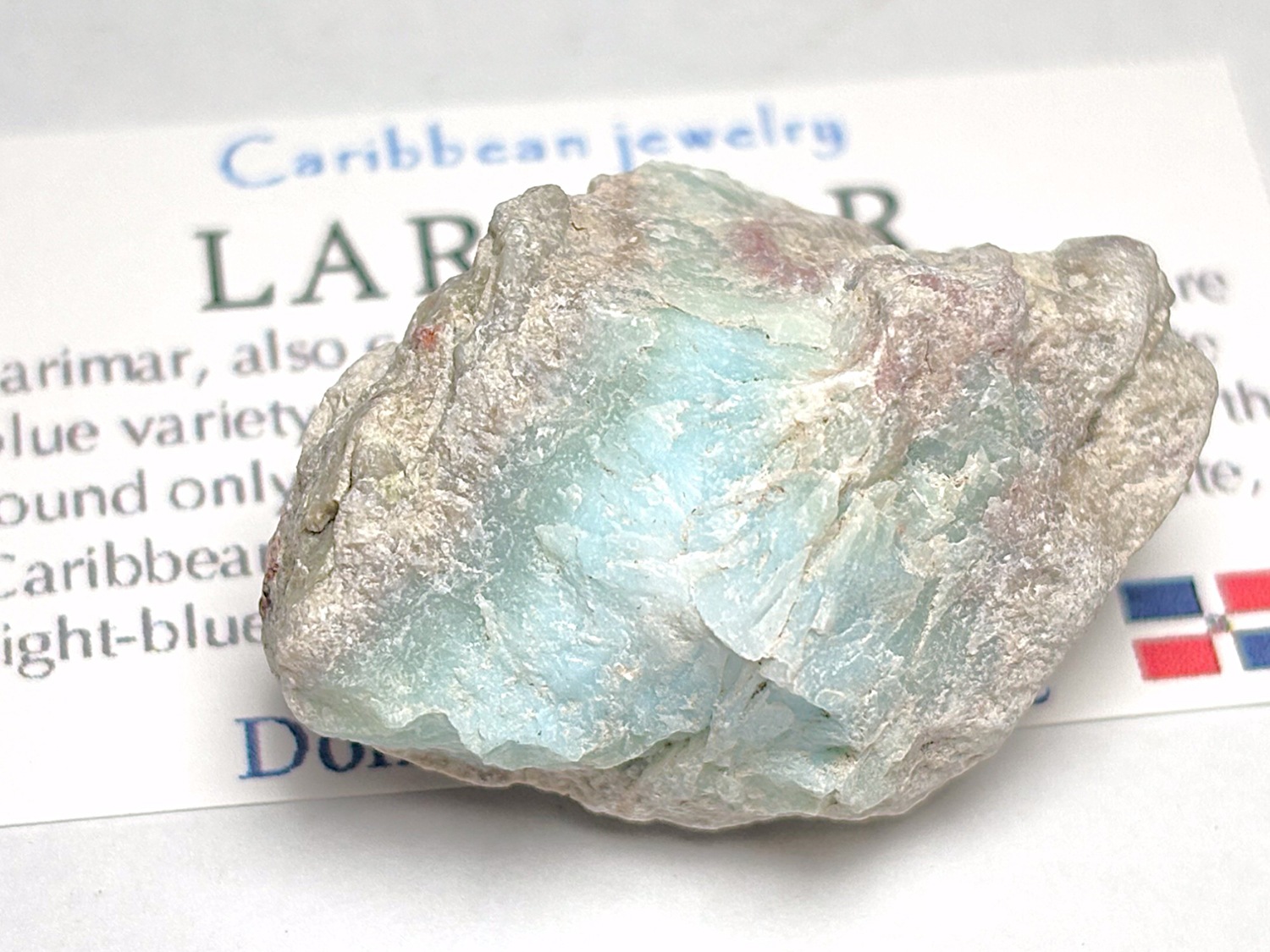 ドミニカ共和国産 ラリマー(ソーダ珪灰石)/Larimar