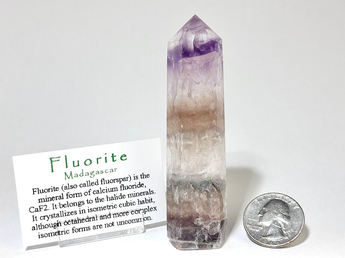 マダガスカル産 フローライト ポイント型ポリッシュ / Fluorite ( 蛍石 )
