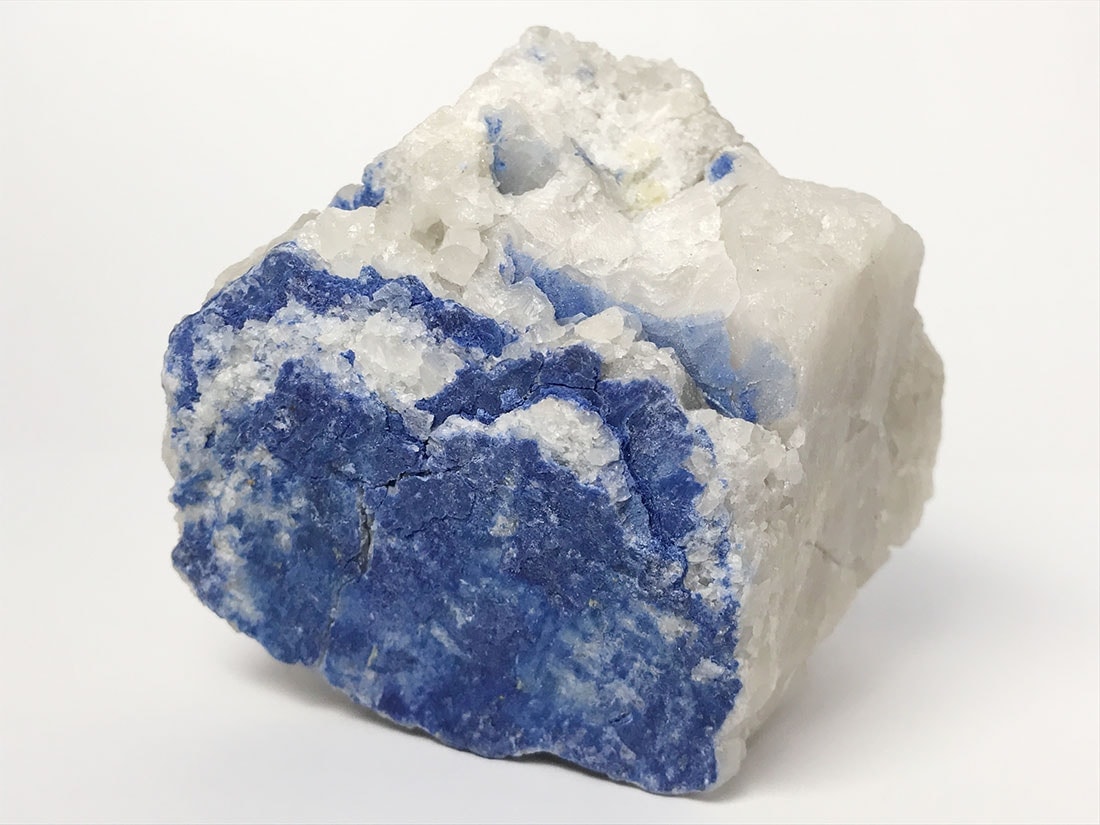 ブラジルバイーヤ州産 デュモルチェライトインクォーツ原石￼￼ N1113 ブラジル産 デュモルチェライトインクオーツ | 鉱物標本,カ行