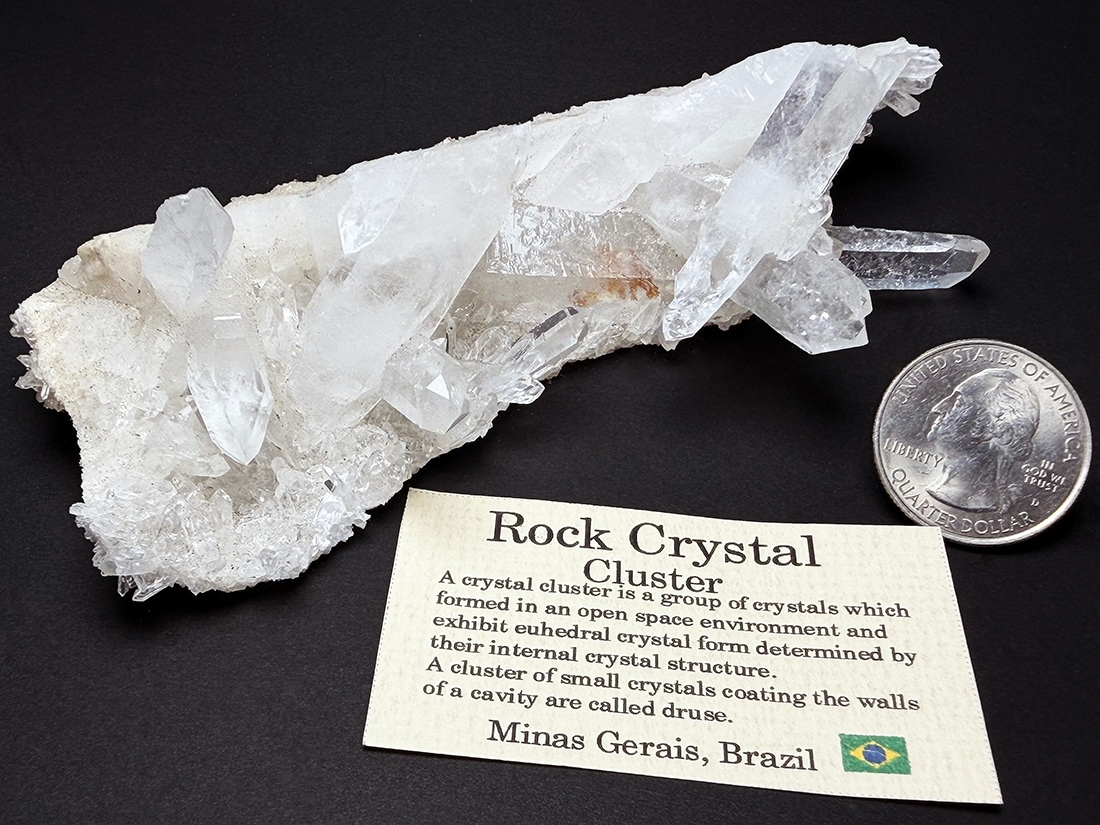 水晶 ブラジル ミナジェスライス産 クラスター 水晶群 ミナスジェライス産 水晶クラスター / Quartz Cluster