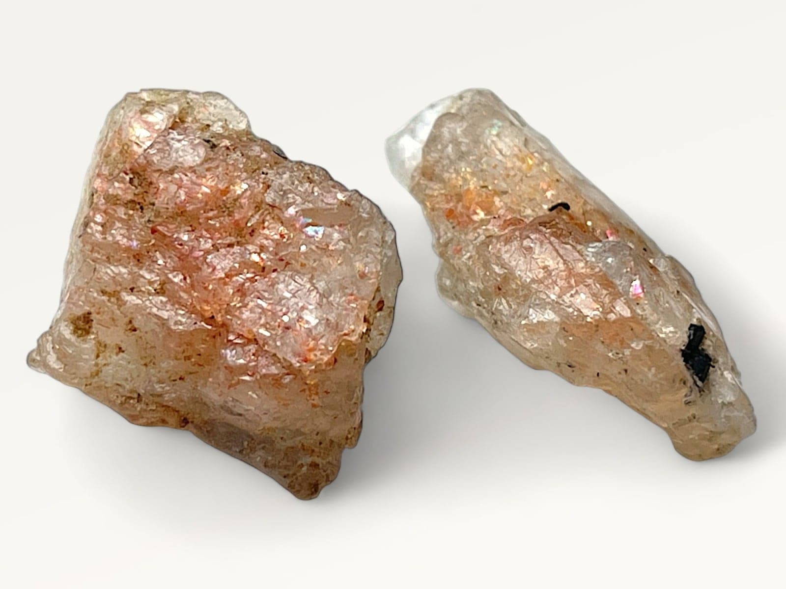 タンザニア産 サンストーン/Sunstone (日長石) 2個セット