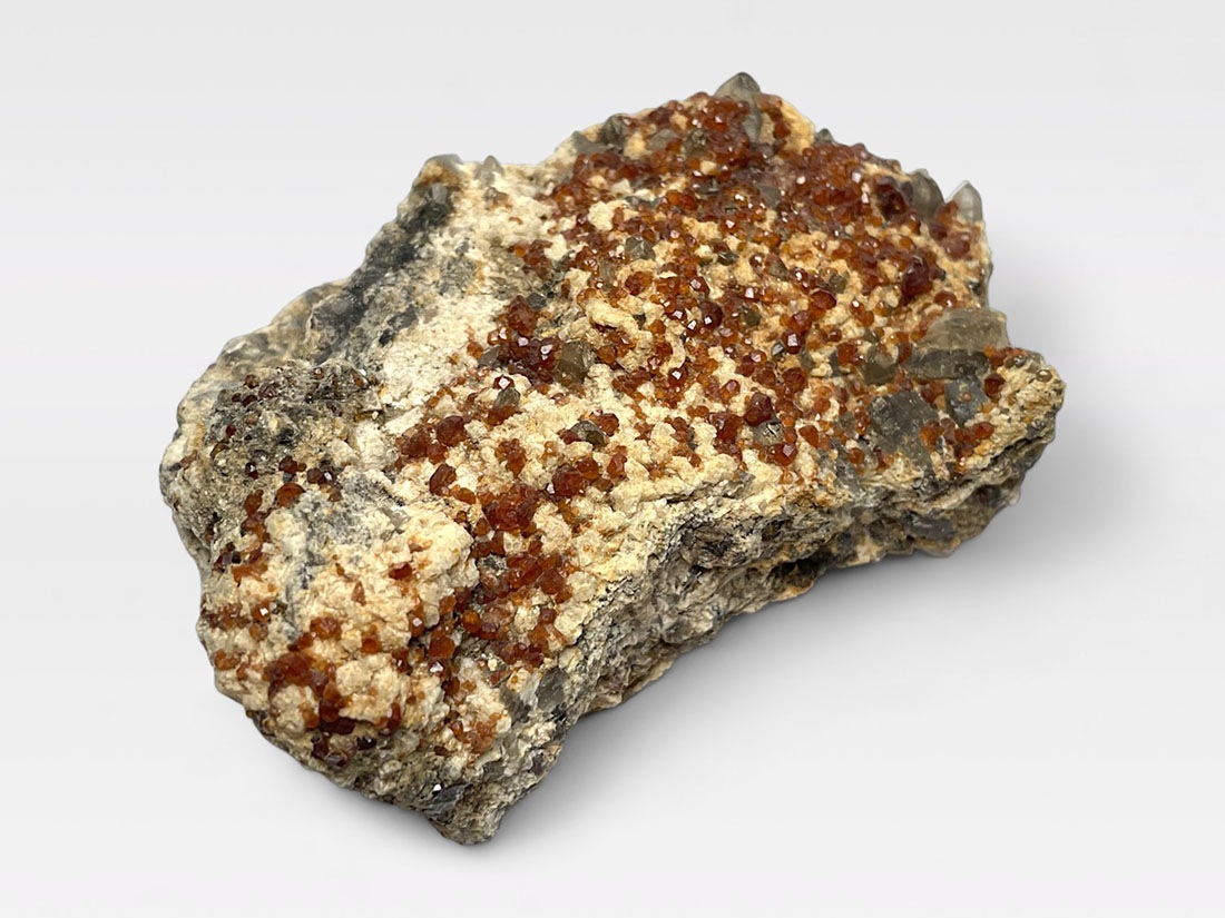 福建省 スぺサルチンガーネット / スモーキークォーツ