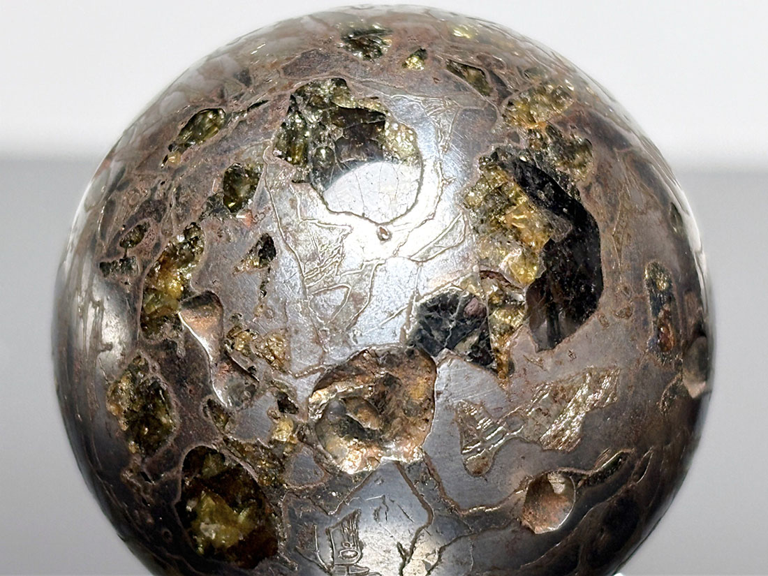 ロシア産 セイムチャン隕石 37mm 丸玉 / Seymchan meteorite
