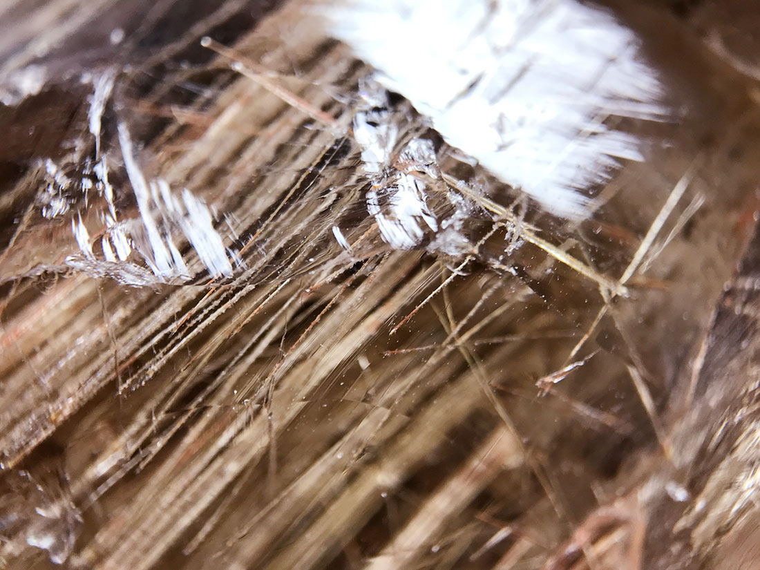 ブラジル産 ルチルクォーツ ( 金鉱石入り水晶 )/Rutilated Quartz
