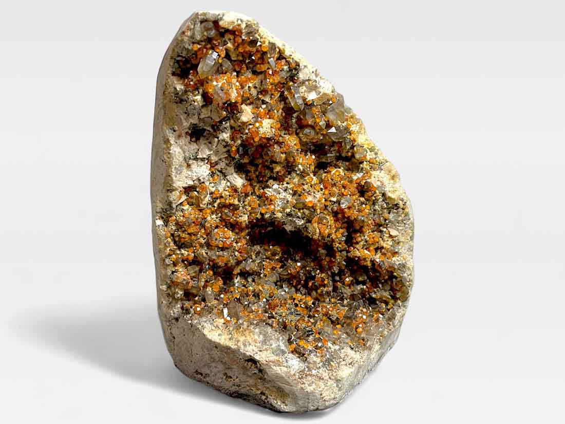 福建省 スぺサルチンガーネット / スモーキークォーツ