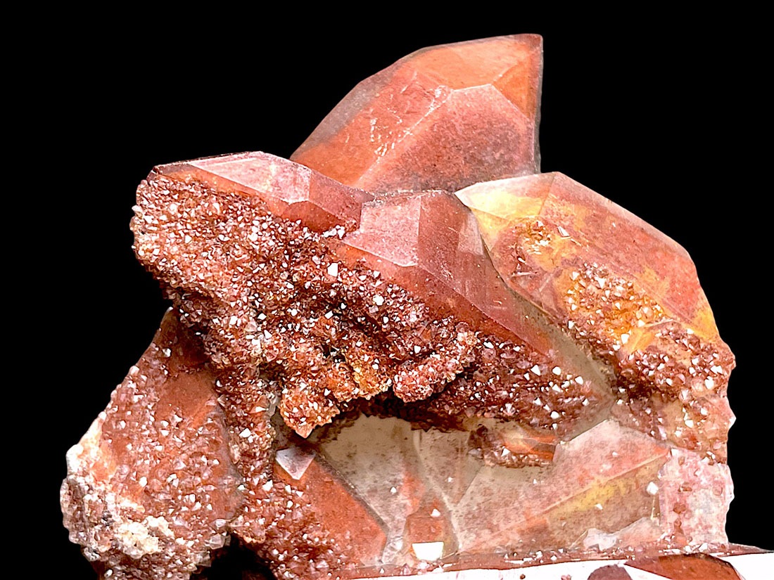 レッド ヘマタイト イン クオーツ ファイヤー クオーツ タワー