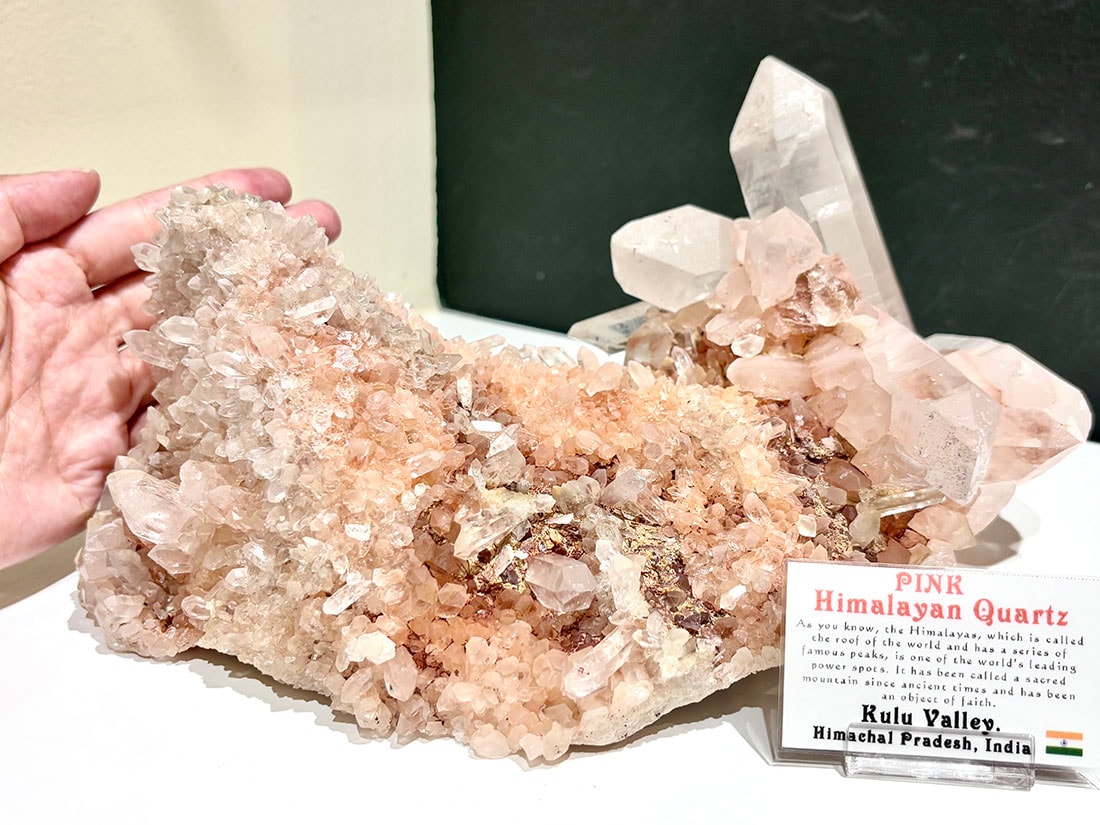 インド・クル渓谷産 ピンクヒマラヤ水晶 /Pink Himalayan Quartz