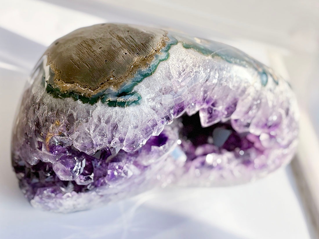 ウルグアイ産 アメジスト ジオード ( 紫水晶 )/ Amethyst