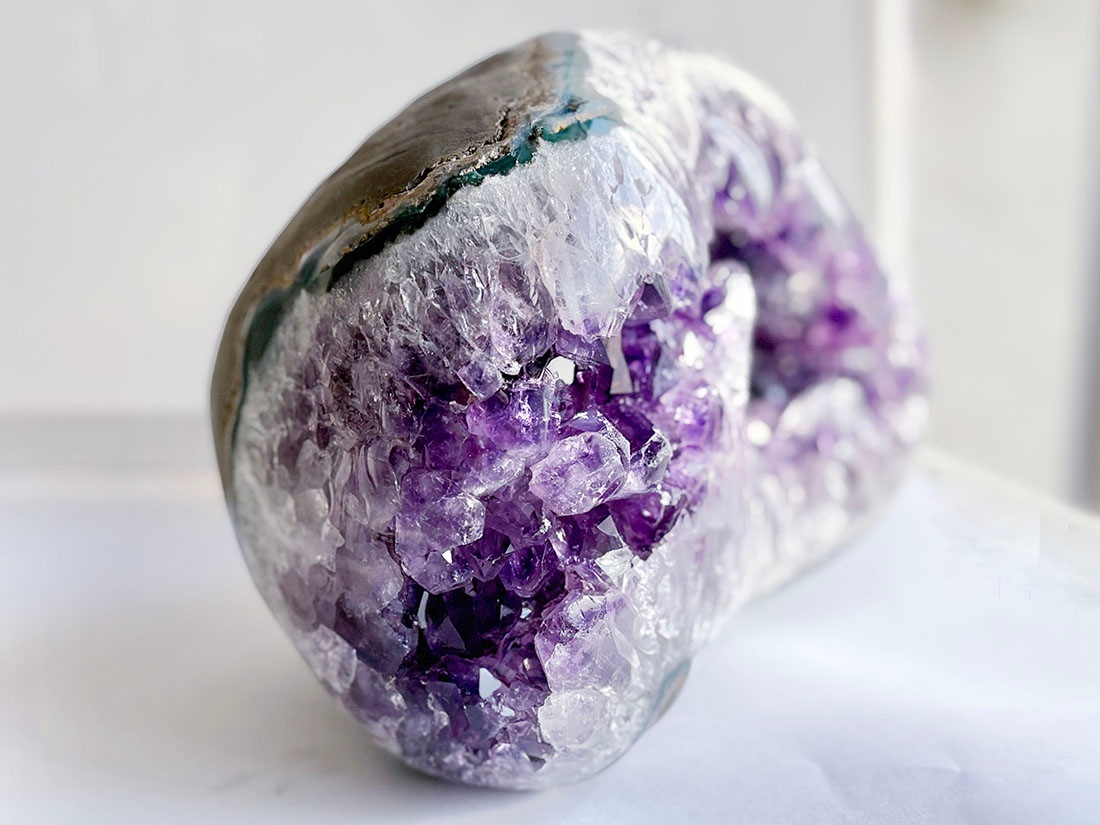 アメジスト ジオード 56cm高 ウルグアイ産 アメジスト ジオード ( 紫水晶 )/ Amethyst