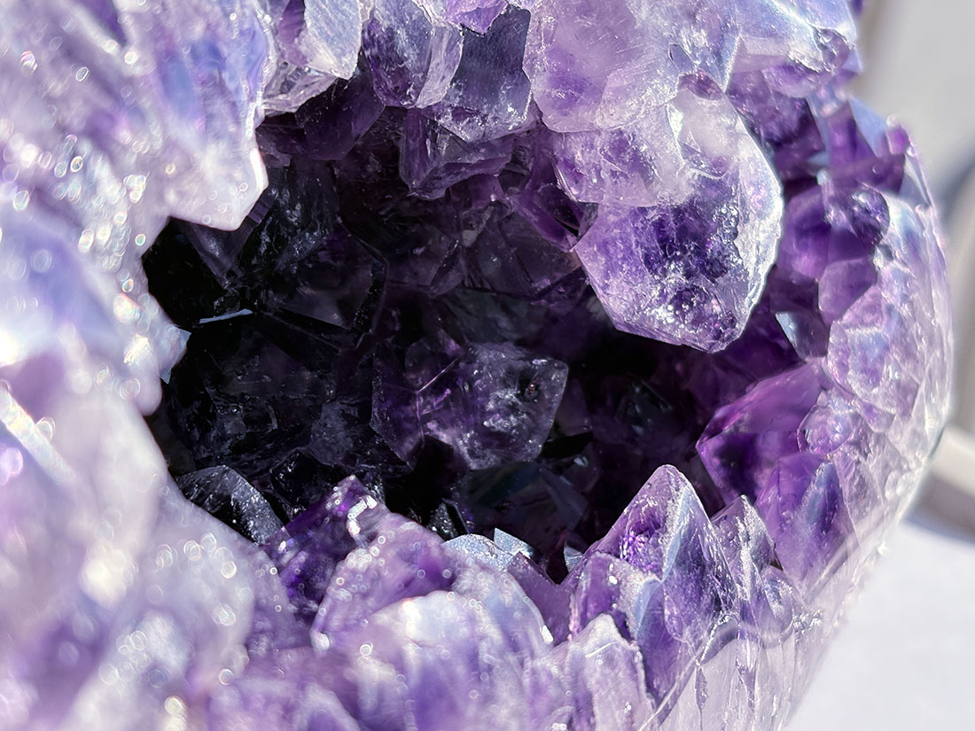 ウルグアイ産 アメジスト ジオード ( 紫水晶 )/ Amethyst