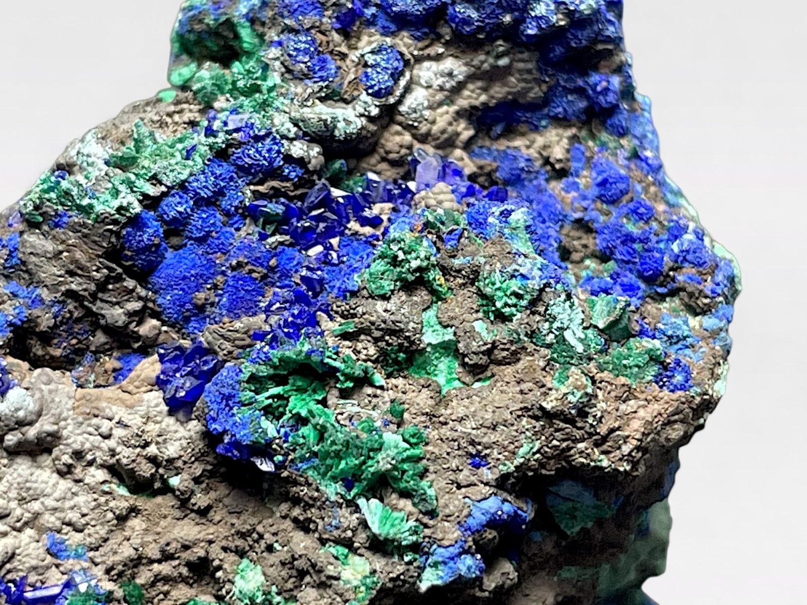 安徽省産 アズライト with マラカイト / Azurite with Malachite