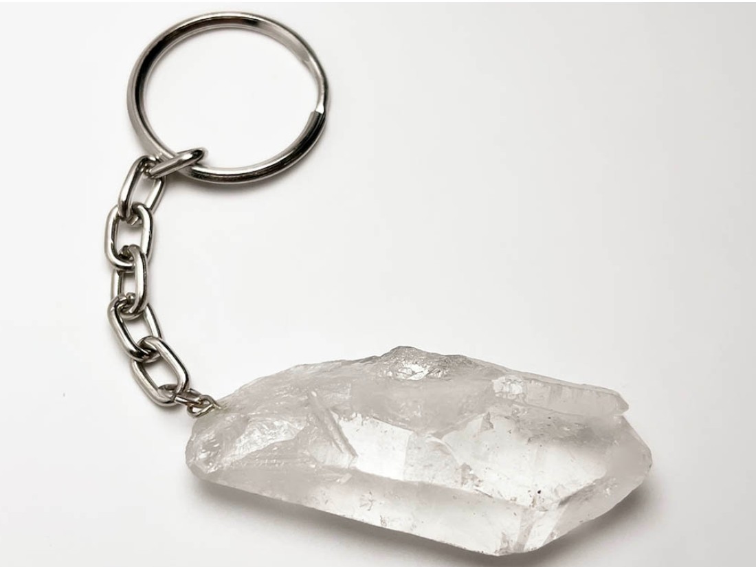 ブラジル産 水晶 キーホルダー / Quartz Keyring