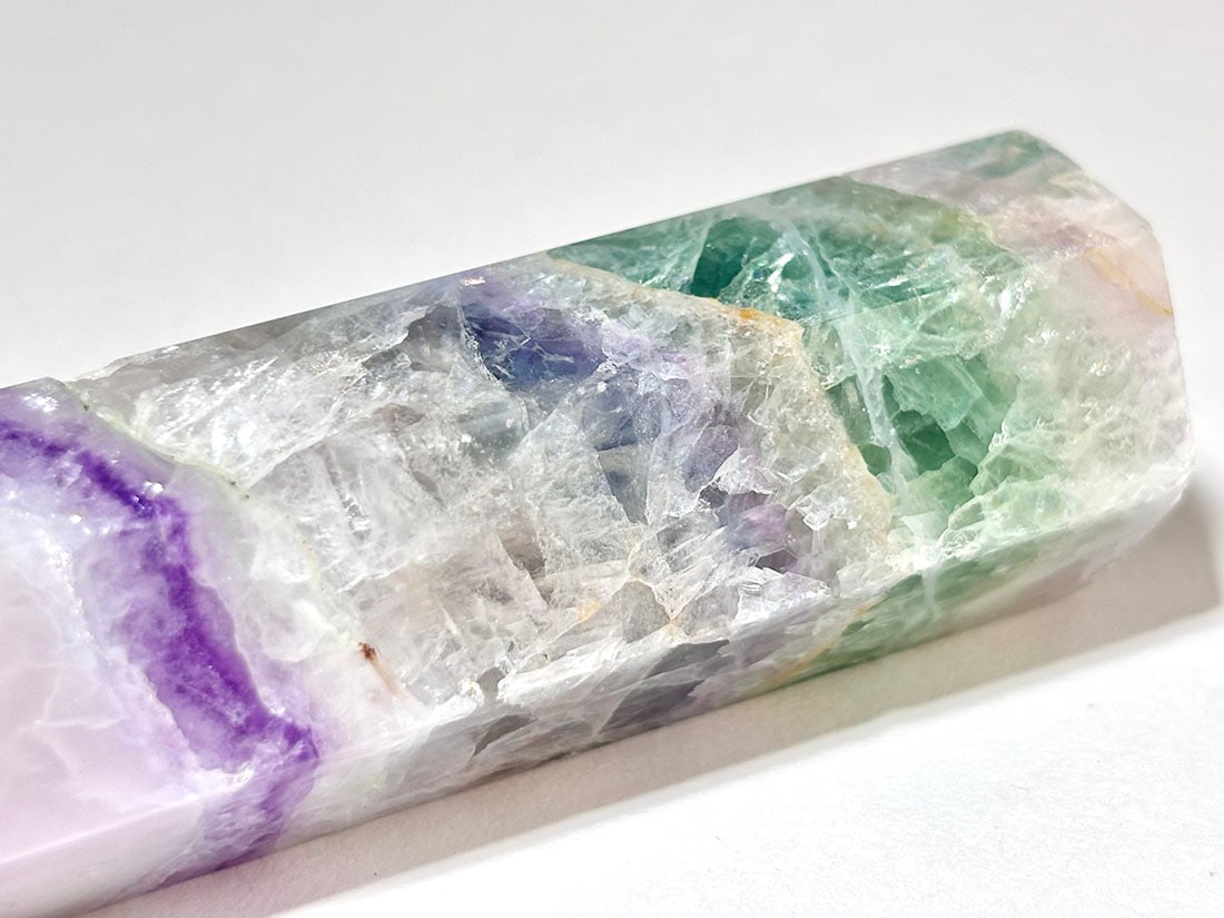 マダガスカル産 フローライト ポイント型ポリッシュ / Fluorite ( 蛍石 )