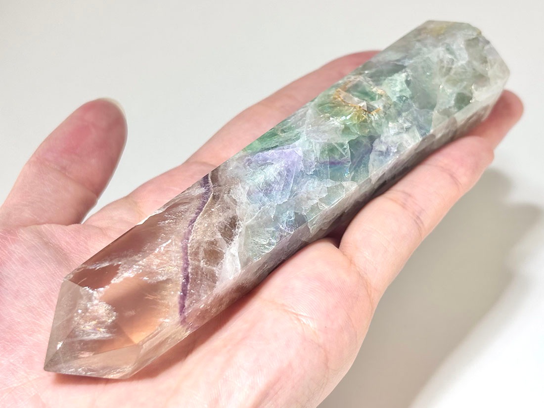 モリブデン鉛鉱 + フローライト！ 932g ウェルフェナイト 蛍石 WF162