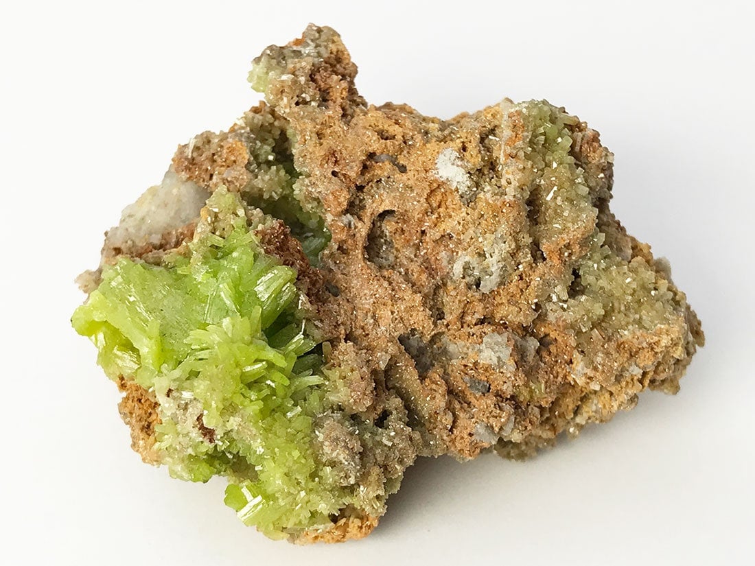 【鉱物 緑鉛鉱 原石】中国・広西チワン族自治区産 パイロモルファイト クラスター パイロモルファイト 中国 広西チワン族自治区産 緑鉛鉱 pfs415