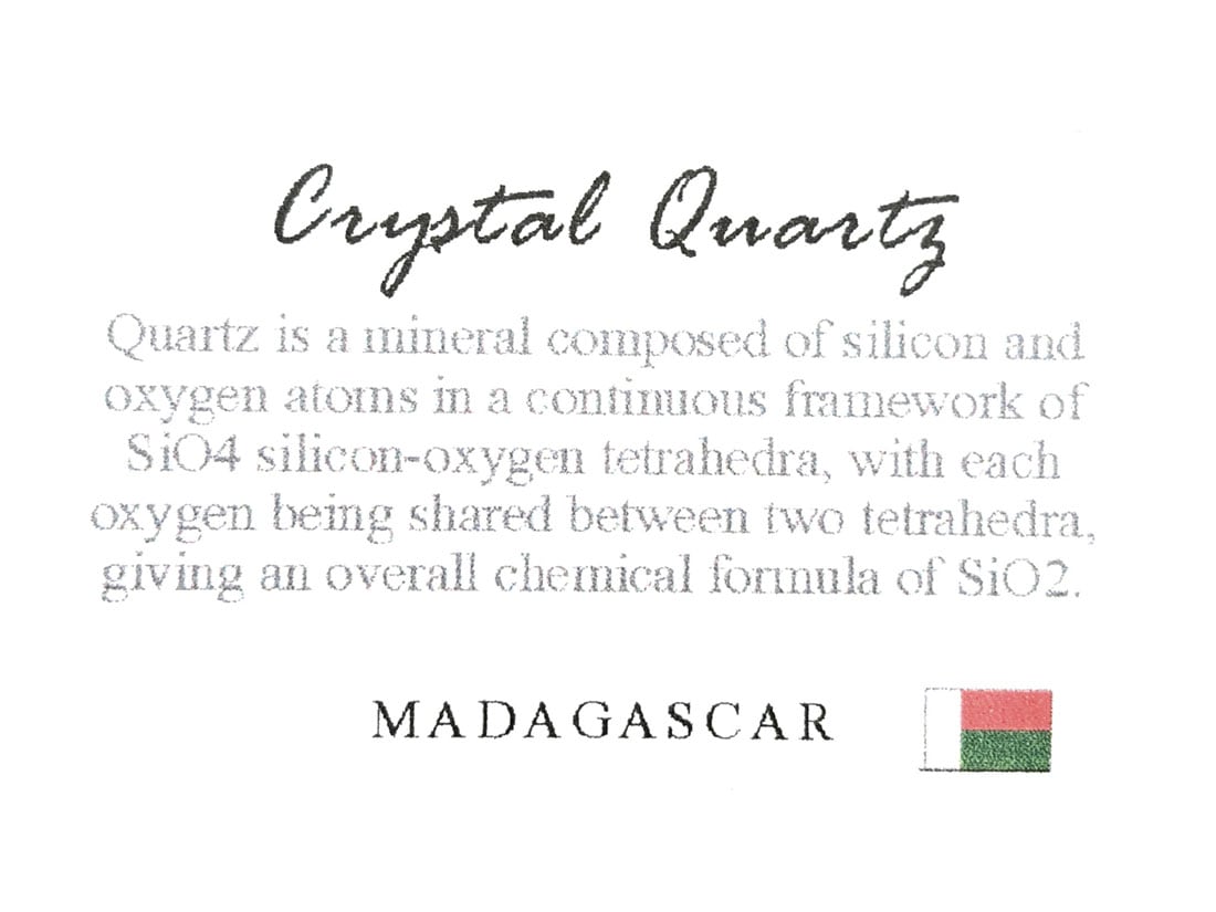 マダガスカル産 水晶 ポイント (貫入水晶) / Crystal Quartz