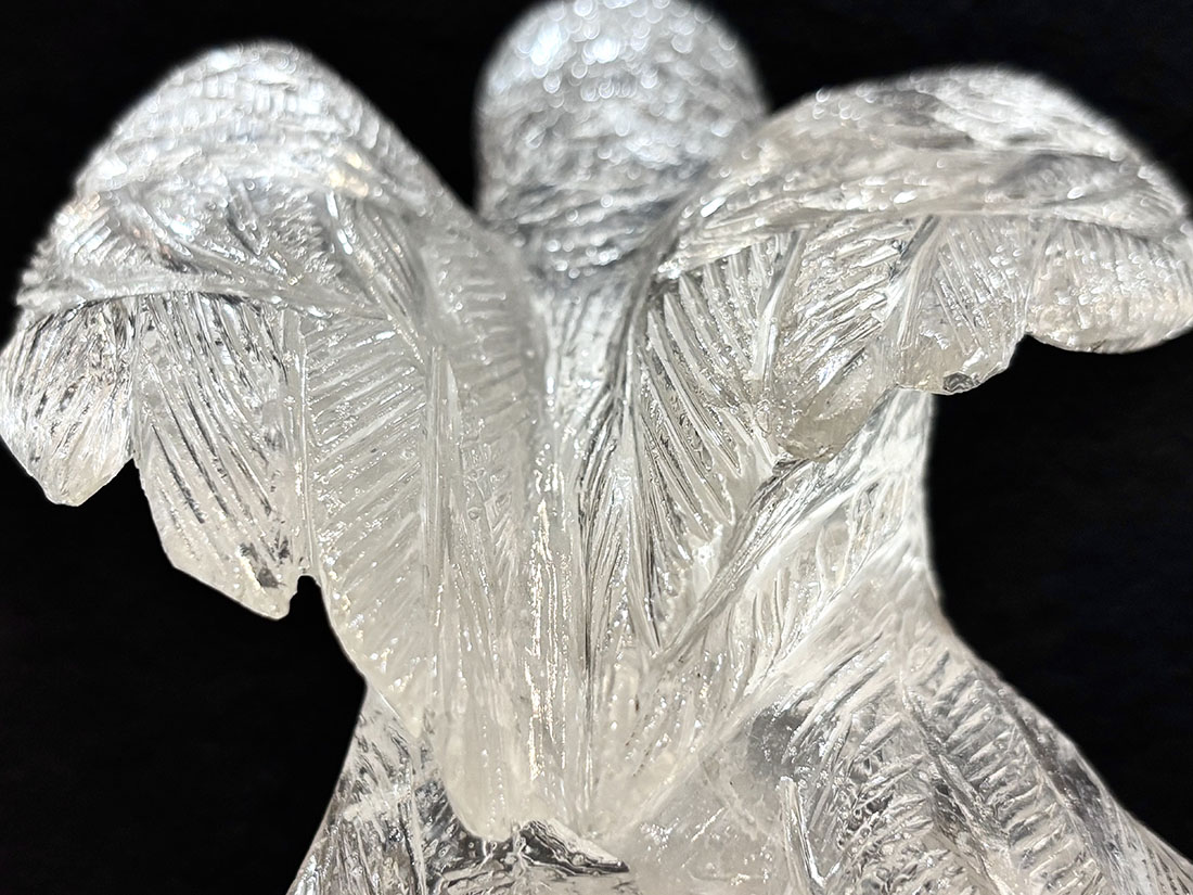 ブラジル産 水晶 鳥彫刻 / Quartz