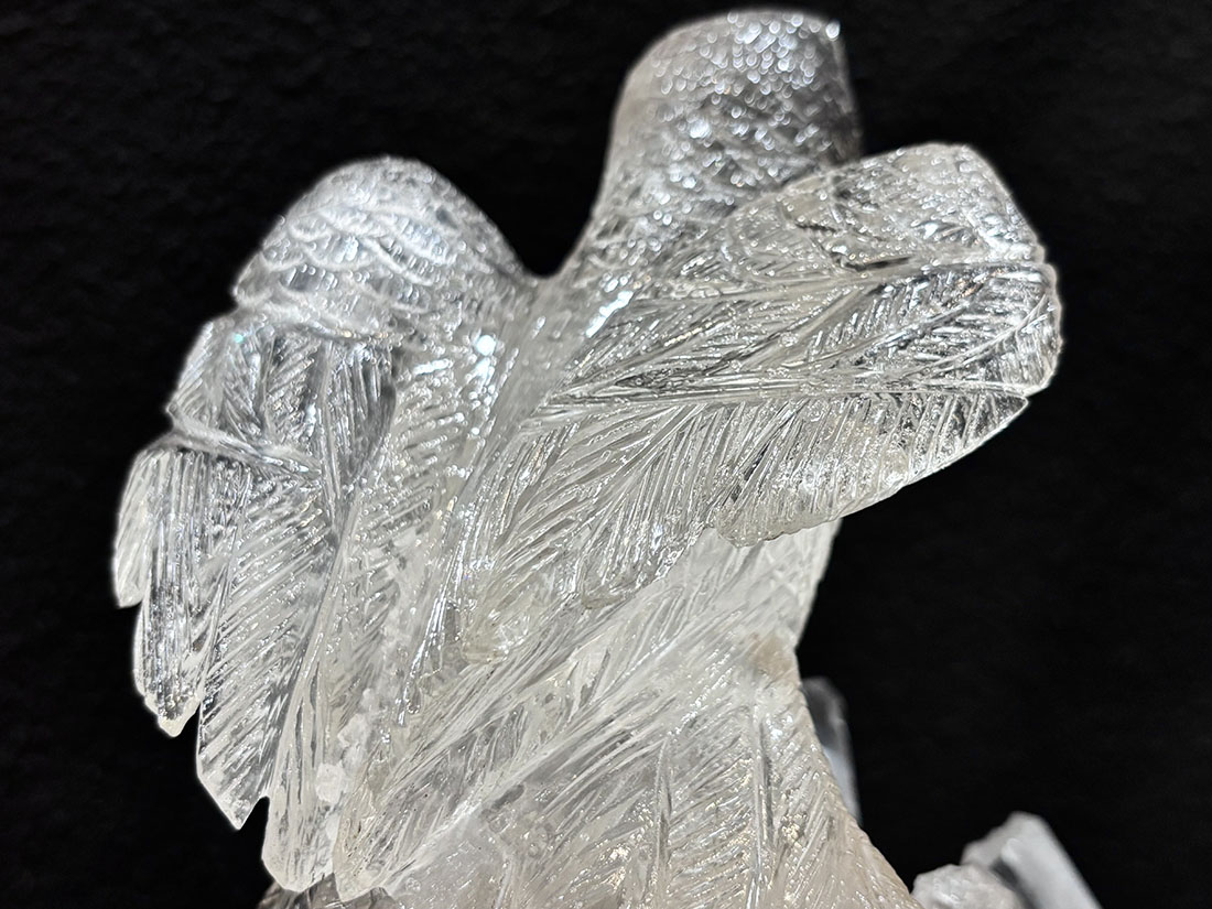 ブラジル産 水晶 鳥彫刻 / Quartz