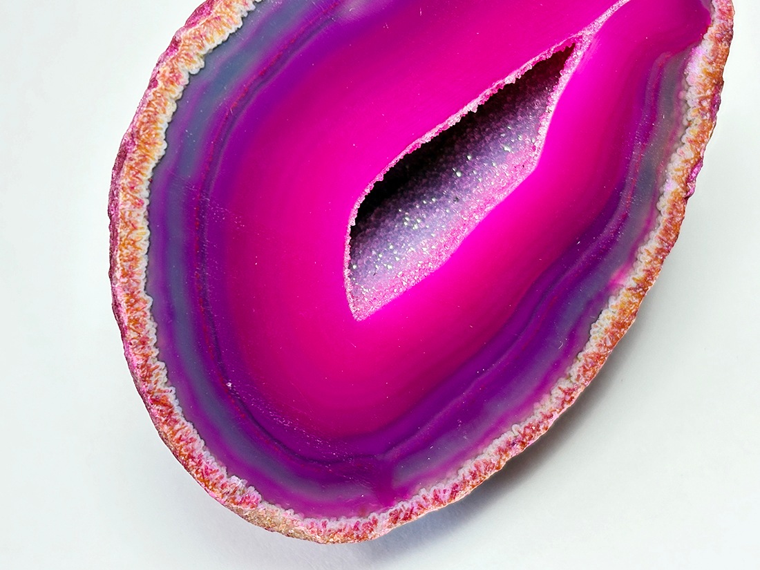 特価】ブラジル産 カラーアゲートジオード/Agate Geode